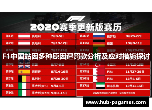 F1中国站因多种原因遭罚款分析及应对措施探讨