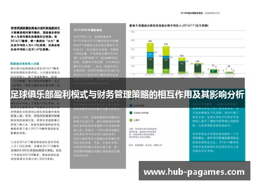 足球俱乐部盈利模式与财务管理策略的相互作用及其影响分析
